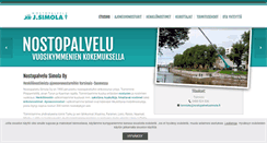 Desktop Screenshot of nostopalvelusimola.fi