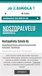 Mobile Screenshot of nostopalvelusimola.fi