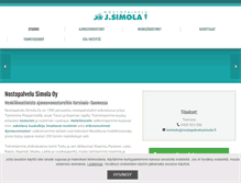 Tablet Screenshot of nostopalvelusimola.fi